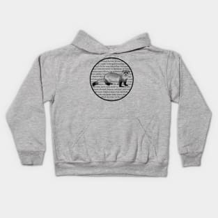 Endangered Black-Footed Ferret Kids Hoodie